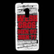 Coque HTC One Max Wesh Gros Rouge