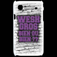 Coque Samsung Galaxy S Wesh Gros Violet