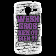 Coque Samsung Galaxy Ace 2 Wesh Gros Violet