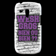 Coque Samsung Galaxy S3 Mini Wesh Gros Violet