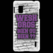 Coque LG Optimus G Wesh Gros Violet