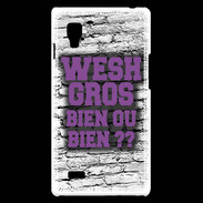 Coque LG Optimus L9 Wesh Gros Violet