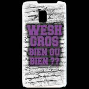 Coque LG P990 Wesh Gros Violet