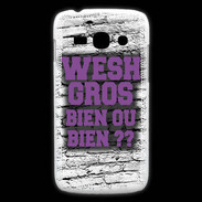 Coque Samsung Galaxy Ace3 Wesh Gros Violet