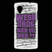 Coque LG Nexus 5 Wesh Gros Violet