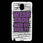 Coque Samsung Galaxy Note 3 Wesh Gros Violet
