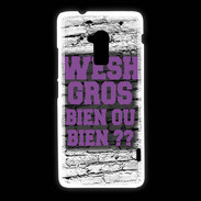 Coque HTC One Max Wesh Gros Violet