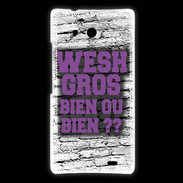 Coque Huawei Ascend Mate Wesh Gros Violet