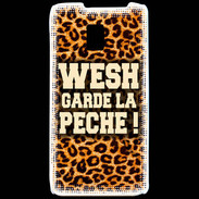 Coque LG P990 Wesh garde la pèche Léopard