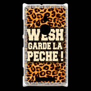 Coque Nokia Lumia 925 Wesh garde la pèche Léopard
