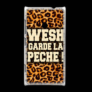 Coque Nokia Lumia 520 Wesh garde la pèche Léopard