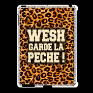 Coque iPad 2/3 Wesh garde la pèche Léopard