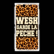 Coque Sony Xpéria Z Ultra Wesh garde la pèche Léopard