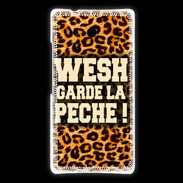 Coque Huawei Ascend Mate Wesh garde la pèche Léopard