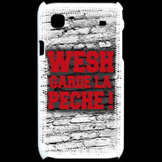 Coque Samsung Galaxy S Wesh garde la pèche Rouge