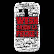 Coque Samsung Galaxy S3 Mini Wesh garde la pèche Rouge