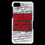 Coque Blackberry Z10 Wesh garde la pèche Rouge