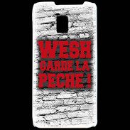 Coque LG P990 Wesh garde la pèche Rouge
