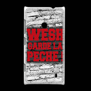 Coque Nokia Lumia 520 Wesh garde la pèche Rouge