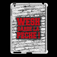 Coque iPad 2/3 Wesh garde la pèche Rouge