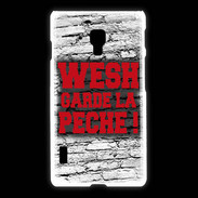 Coque LG L7 2 Wesh garde la pèche Rouge