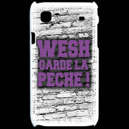 Coque Samsung Galaxy S Wesh garde la pèche Violet