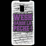 Coque LG P990 Wesh garde la pèche Violet