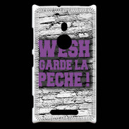 Coque Nokia Lumia 925 Wesh garde la pèche Violet
