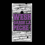 Coque Nokia Lumia 520 Wesh garde la pèche Violet