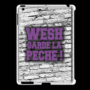Coque iPad 2/3 Wesh garde la pèche Violet