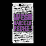 Coque Sony Xpéria Z Ultra Wesh garde la pèche Violet