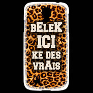 Coque Samsung Galaxy S4 Belek Ici Léopard