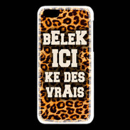 Coque iPhone 5C Belek Ici Léopard