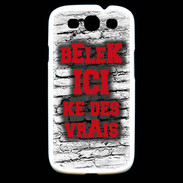 Coque Samsung Galaxy S3 Belek Ici Rouge