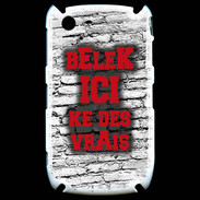 Coque Blackberry 8520 Belek Ici Rouge