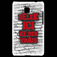 Coque LG Optimus L3 II Belek Ici Rouge