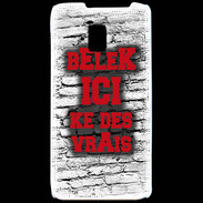 Coque LG P990 Belek Ici Rouge