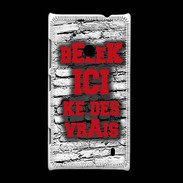 Coque Nokia Lumia 520 Belek Ici Rouge