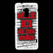 Coque HTC One Max Belek Ici Rouge