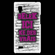 Coque LG Optimus L9 Belek Ici Violet