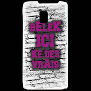 Coque LG P990 Belek Ici Violet