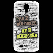 Coque Samsung Galaxy S4 Pas 2 bolosses sur fond en brique