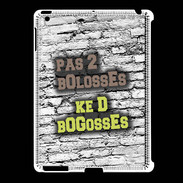 Coque iPad 2/3 Pas 2 bolosses sur fond en brique