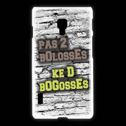 Coque LG L7 2 Pas 2 bolosses sur fond en brique