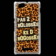 Coque Sony Xperia M Pas 2 bolosses Léopard