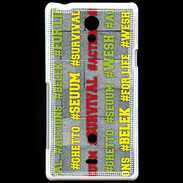 Coque Sony Xperia T Wesh Vert Jaune