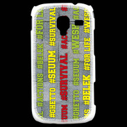 Coque Samsung Galaxy Ace 2 Wesh Vert Jaune