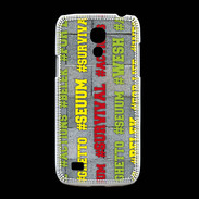 Coque Samsung Galaxy S4mini Wesh Vert Jaune