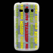 Coque Samsung Galaxy Ace3 Wesh Vert Jaune