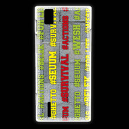 Coque Huawei Ascend P2 Wesh Vert Jaune